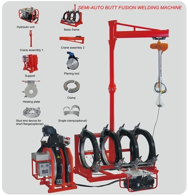 Kolben-Fusions-Schweißer-For Welding-HDPE leitet 800MM Größe