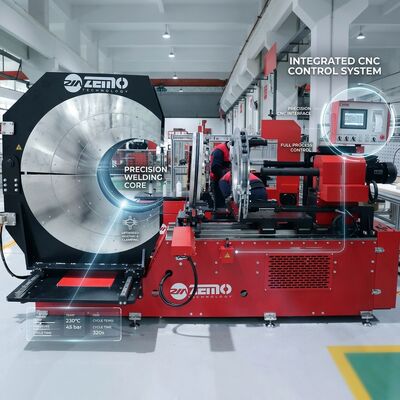 CNC 800MM Saddle Fitting Fabrication Machine Automatic Equal Tee 380V CE Certified PLC Control