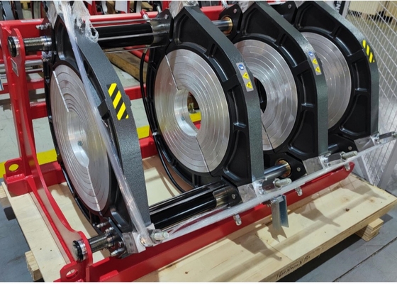 Hydraulischer Kolben-Schweißer Feld IPS 16", Rohr-Schmelzschweißen-Maschine mit Kran