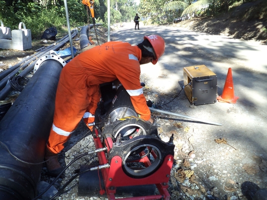 Kolben-Schmelzschweißen-Maschine HDPE ZEMO 5.35KW, IPS-HDPE Rohrverbindungs-Maschine