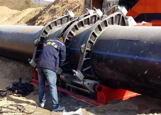 HDPE Rohr-hydraulische Kolben-Schmelzschweißen-Maschine 1000MM 380V SDR17
