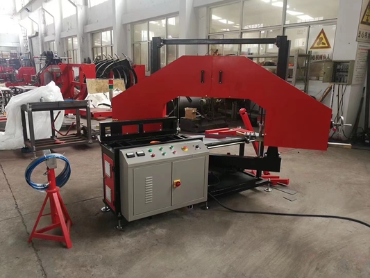 HDPE Polyäthylen-Dudelsackkapelle sah Schneidemaschine des Kunststoffrohr-380V