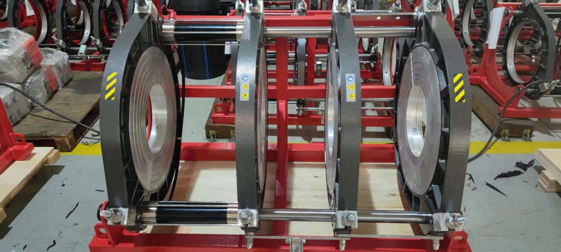 Planierungswerkzeug-Energie der 0-999s Heizplatte-Zeit-HDPE-Kolben-Schmelzschweißen-Maschinen-0.75kw